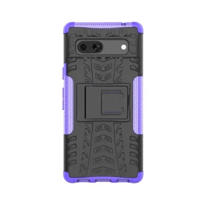 STAND Extra odolný obal Google Pixel 7a fialový