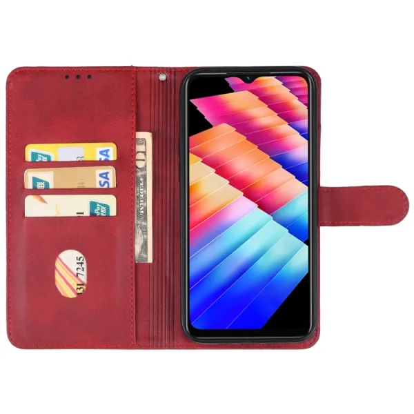 SMOOTH Peňaženkové puzdro pre Infinix Hot 30i červené