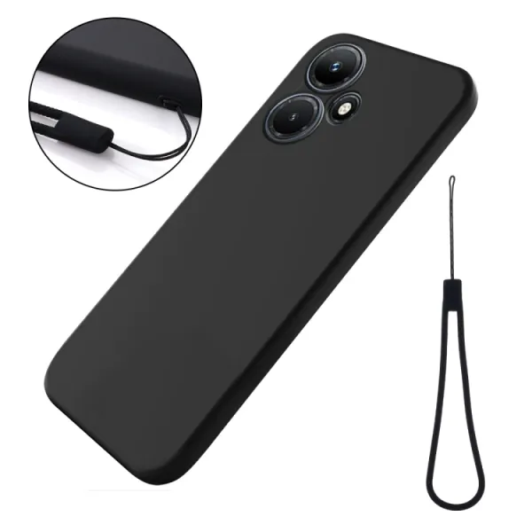 RUBBER Ochranný kryt pre Infinix Hot 30 čierny