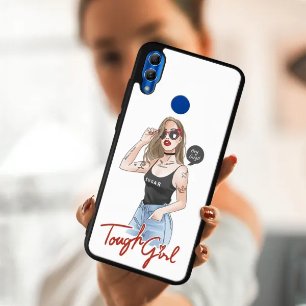 MY ART Ochranný obal Honor 10 Lite TOUGH GIRL (131)