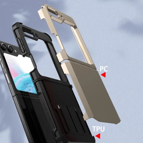 SGP ARMOR Odolný kryt pre Samsung Galaxy Z Flip5 5G zlatý