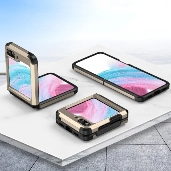 SGP ARMOR Odolný kryt pre Samsung Galaxy Z Flip5 5G zlatý