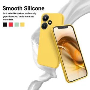 RUBBER Ochranný kryt pre Infinix Hot 30 žltý