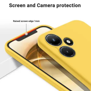 RUBBER Ochranný kryt pre Infinix Hot 30 žltý