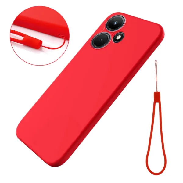 RUBBER Ochranný kryt pre Infinix Hot 30i červený