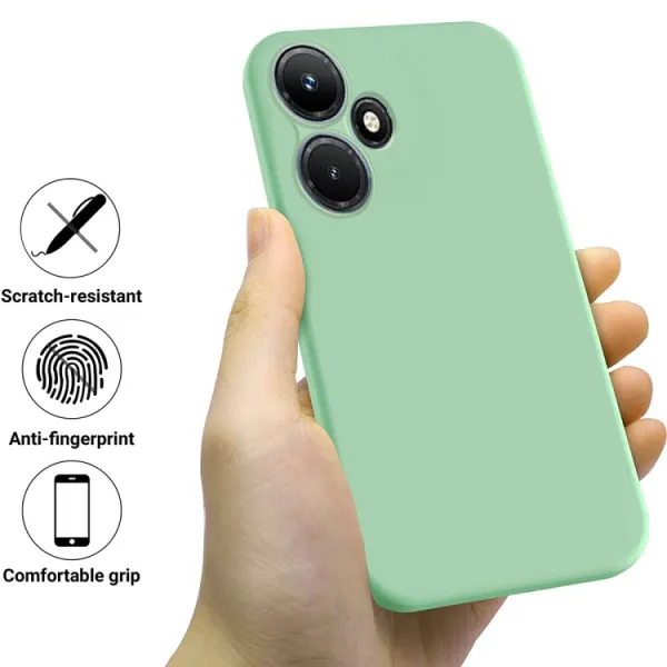 RUBBER Ochranný kryt pre Infinix Hot 30 zelený