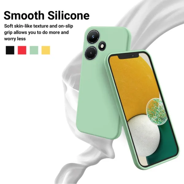 RUBBER Ochranný kryt pre Infinix Hot 30 zelený