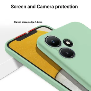 RUBBER Ochranný kryt pre Infinix Hot 30 zelený