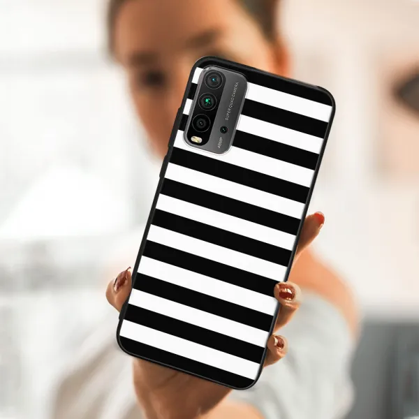 MY ART Ochranný obal Xiaomi Redmi 9T LINES (169)