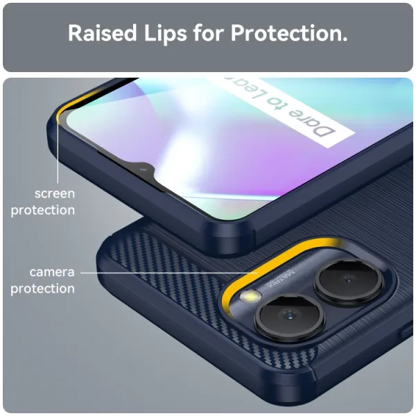 FLEXI TPU Kryt pre Realme C30 modrý