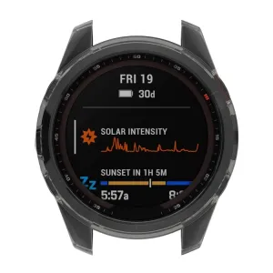 TPU HALF COVER Obal pre Garmin Fenix 7S Pro modrý