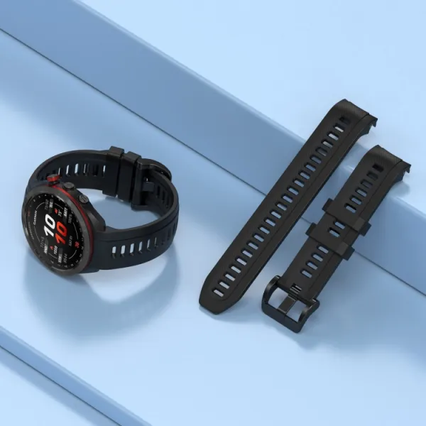 SILICONE Remienok pre Garmin Approach S70 - 47mm modrý