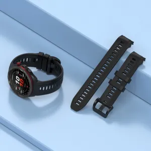 SILICONE Remienok pre Garmin Approach S70 - 47mm modrý