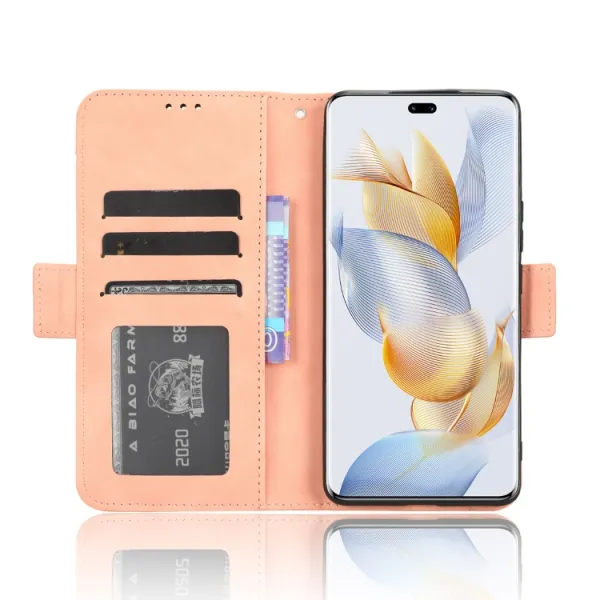 SLOT Peňaženkový obal pre Honor 90 5G ružový