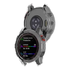 TPU HALF COVER Obal pre Garmin Fenix 7S Pro priehľadný