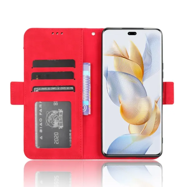 SLOT Peňaženkový obal pre Honor 90 5G červený