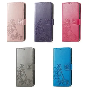 ART FLOWERS Peňaženkový kryt Ulefone Note 16 Pro modrý