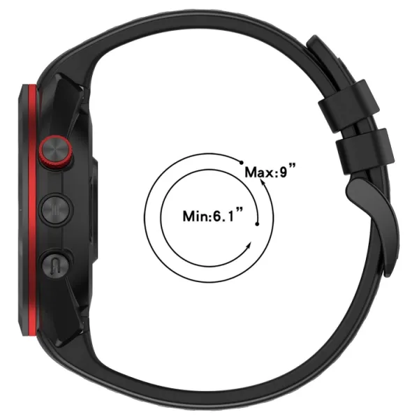 SILICONE Remienok pre Garmin Approach S70 - 47mm modrý