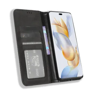 BUSINESS Peňaženkový kryt pre Honor 90 5G čierny