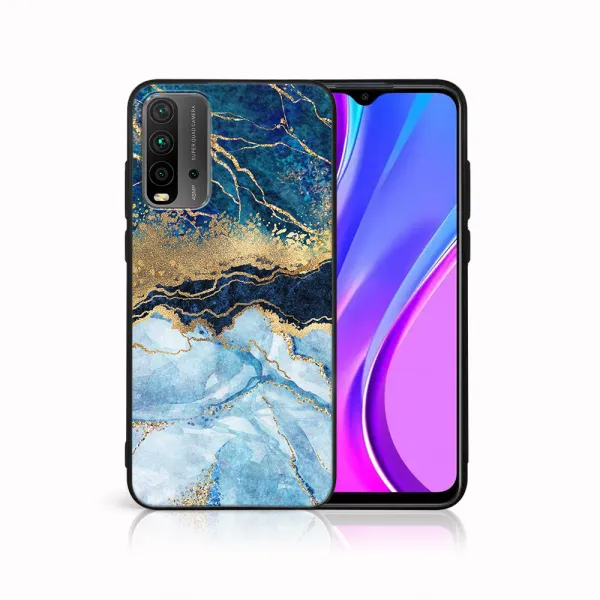 MY ART Ochranný obal Xiaomi Redmi 9T BLUE MARBLE (141)