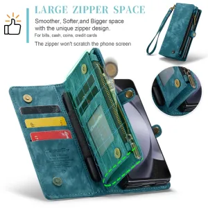 WALLET Ochranný kryt s peňaženkou 2v1 pre Samsung Galaxy Z Fold5 5G modrý