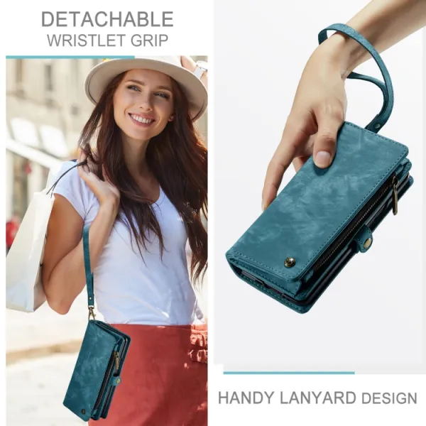 WALLET Ochranný kryt s peňaženkou 2v1 pre Samsung Galaxy Z Fold5 5G modrý