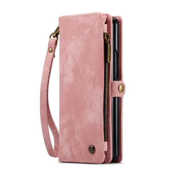 WALLET Ochranný kryt s peňaženkou 2v1 pre Samsung Galaxy Z Fold5 5G ružový