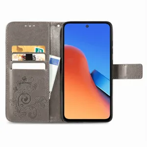 ART FLOWERS Peňaženkový kryt Xiaomi Redmi 12 šedý