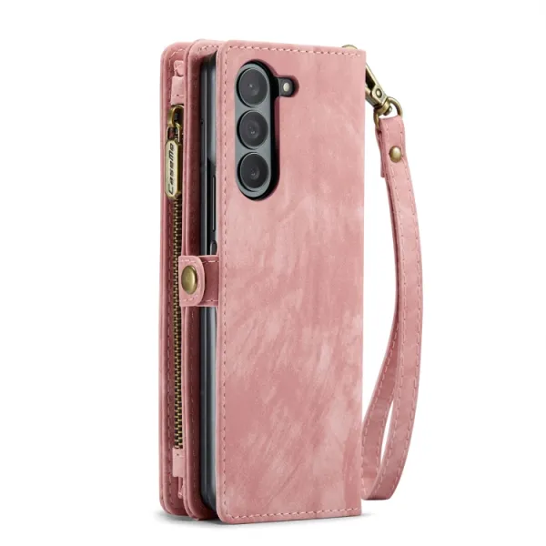 WALLET Ochranný kryt s peňaženkou 2v1 pre Samsung Galaxy Z Fold5 5G ružový