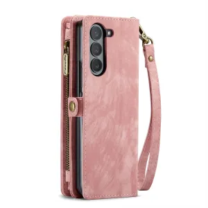 WALLET Ochranný kryt s peňaženkou 2v1 pre Samsung Galaxy Z Fold5 5G ružový