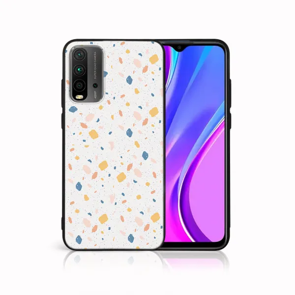 MY ART Ochranný obal Xiaomi Redmi 9T ORANGE TERRAZZO (165)