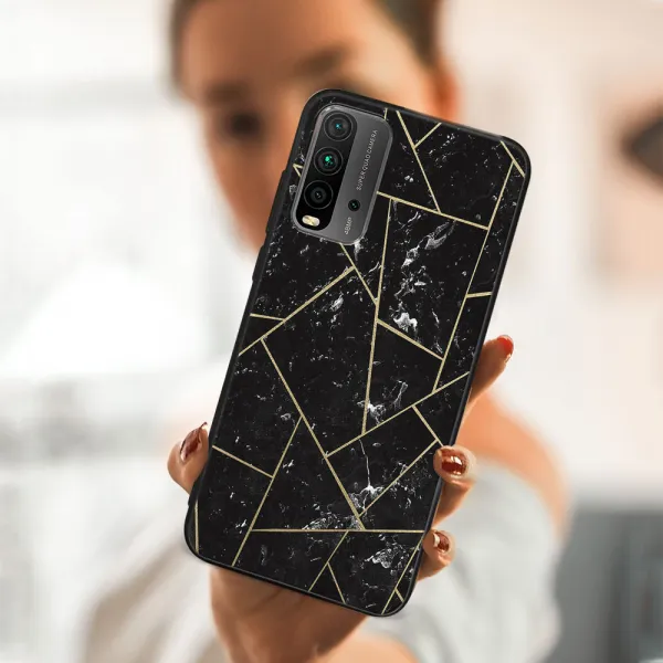 MY ART Ochranný obal Xiaomi Redmi 9T POLYGONAL (150)