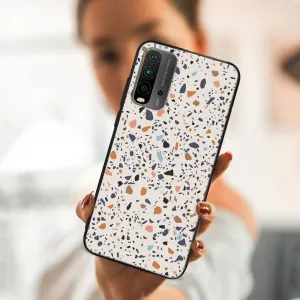 MY ART Ochranný obal Xiaomi Redmi 9T BEIGE TERRAZZO (162)