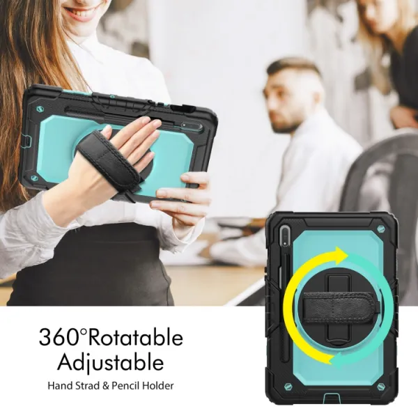 SOLID 360 Odolný kryt pre Samsung Galaxy Tab S8 svetlomodrý