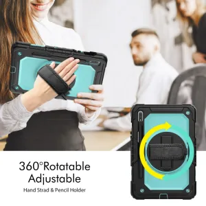 SOLID 360 Odolný kryt pre Samsung Galaxy Tab S8 svetlomodrý