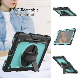 SOLID 360 Odolný kryt pre Samsung Galaxy Tab S8 svetlomodrý