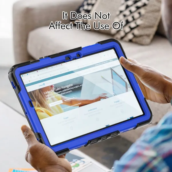 SOLID 360 Odolný kryt pre Samsung Galaxy Tab S8 tmavomodrý