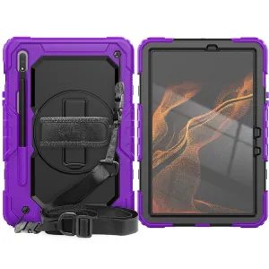 SOLID 360 Odolný kryt pre Samsung Galaxy Tab S8 fialový