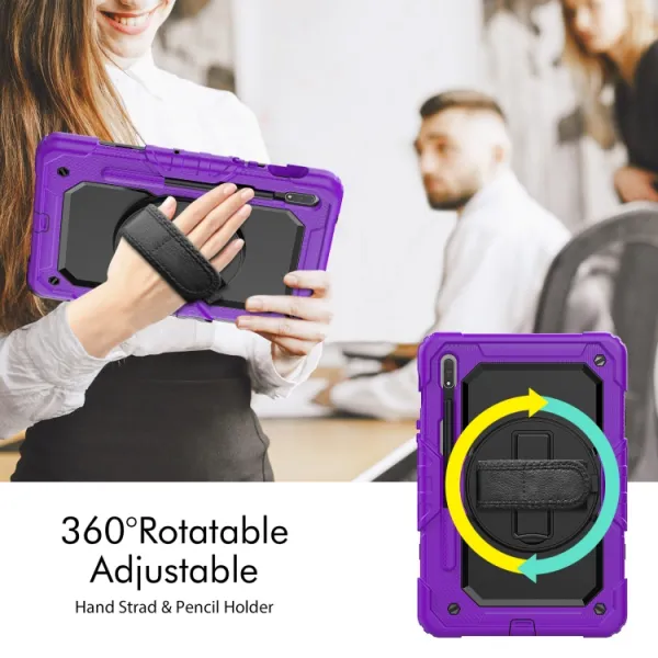 SOLID 360 Odolný kryt pre Samsung Galaxy Tab S8 fialový