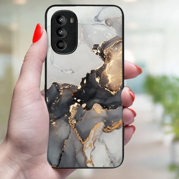 MY ART Ochranný obal Motorola Moto G52 GREY MARBLE (140)