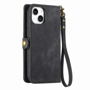 GEOM Peňaženkové puzdro pre Apple iPhone 14 Plus čierne