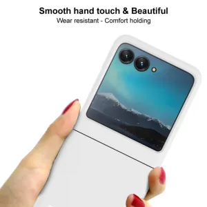IMAK JS-2 Plastový kryt pre Motorola Razr 40 Ultra biely