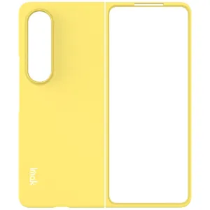 IMAK JS-2 Plastový kryt pre Samsung Galaxy Z Fold4 5G žltý