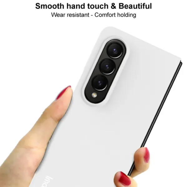 IMAK JS-2 Plastový kryt pre Samsung Galaxy Z Fold4 5G biely
