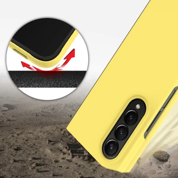 IMAK JS-2 Plastový kryt pre Samsung Galaxy Z Fold4 5G biely