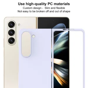 IMAK JS-2 Plastový kryt pre Samsung Galaxy Z Fold5 5G biely