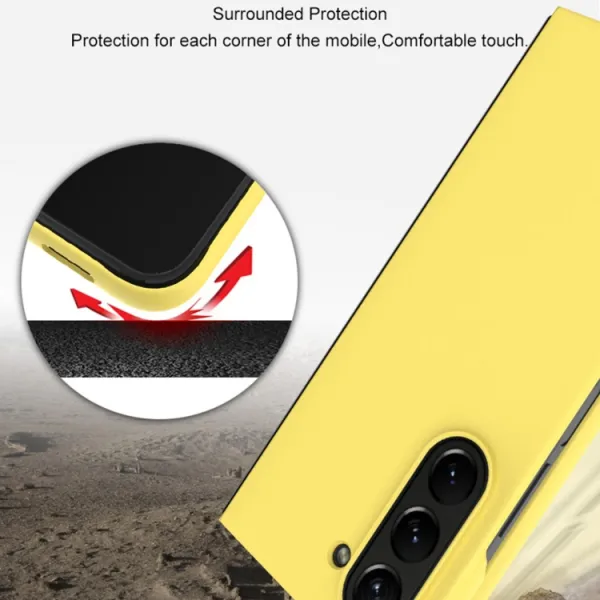IMAK JS-2 Plastový kryt pre Samsung Galaxy Z Fold5 5G biely