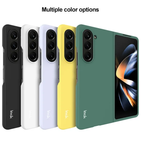 IMAK JS-2 Plastový kryt pre Samsung Galaxy Z Fold5 5G biely