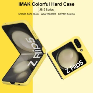 IMAK JS-2 Plastový kryt pre Samsung Galaxy Z Flip5 5G  biely