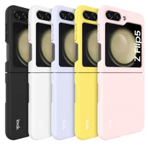 IMAK JS-2 Plastový kryt pre Samsung Galaxy Z Flip5 5G  biely